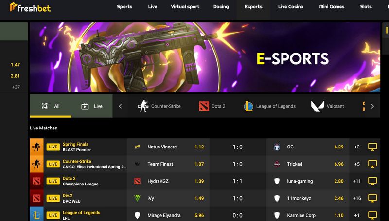 Freshbet Casino Spiltilbud